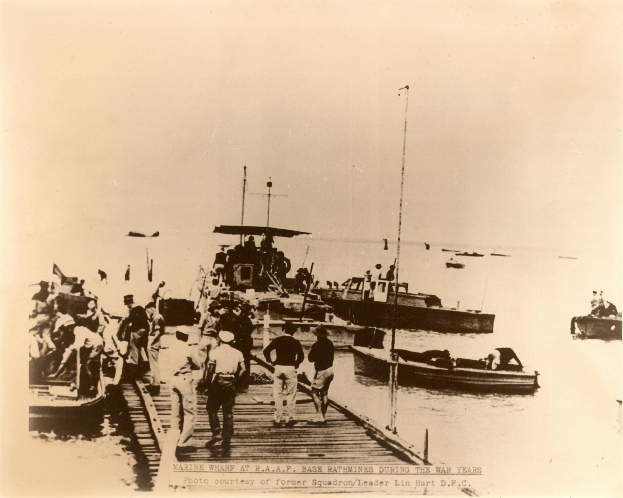 Marine Wharf At Raaf Base Rathmines During The War Years