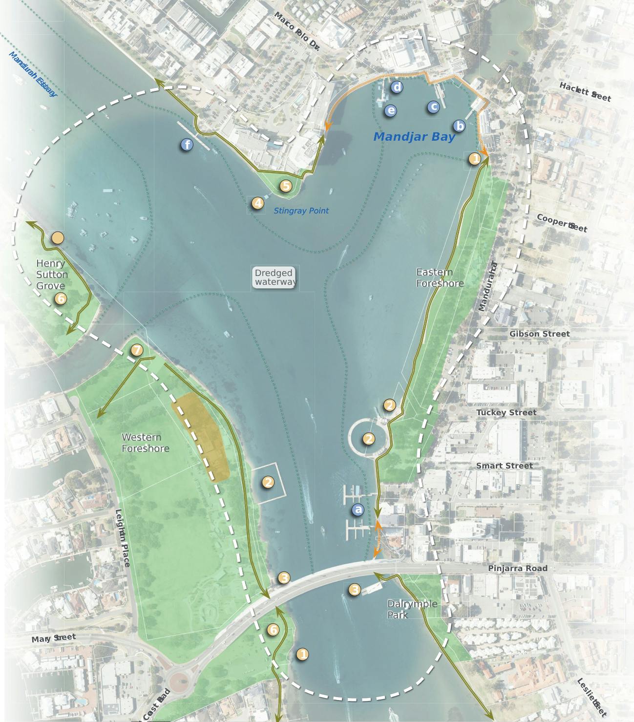 Waterways Waterfront Master Plan Focus Area