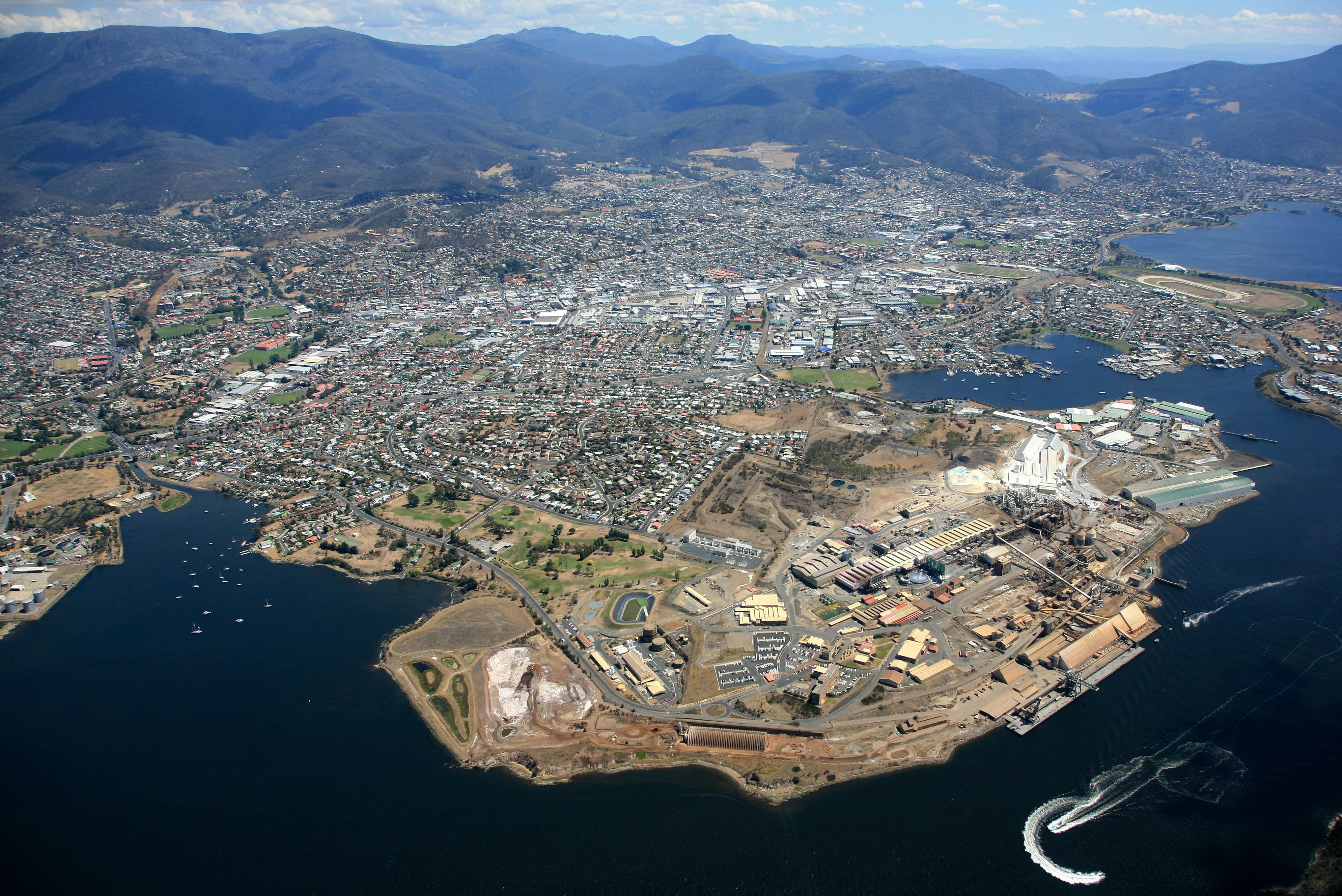 Industrial area in Prince of Wales Bay