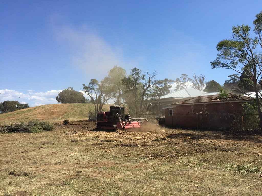 Work in progress at the old Menangle School site