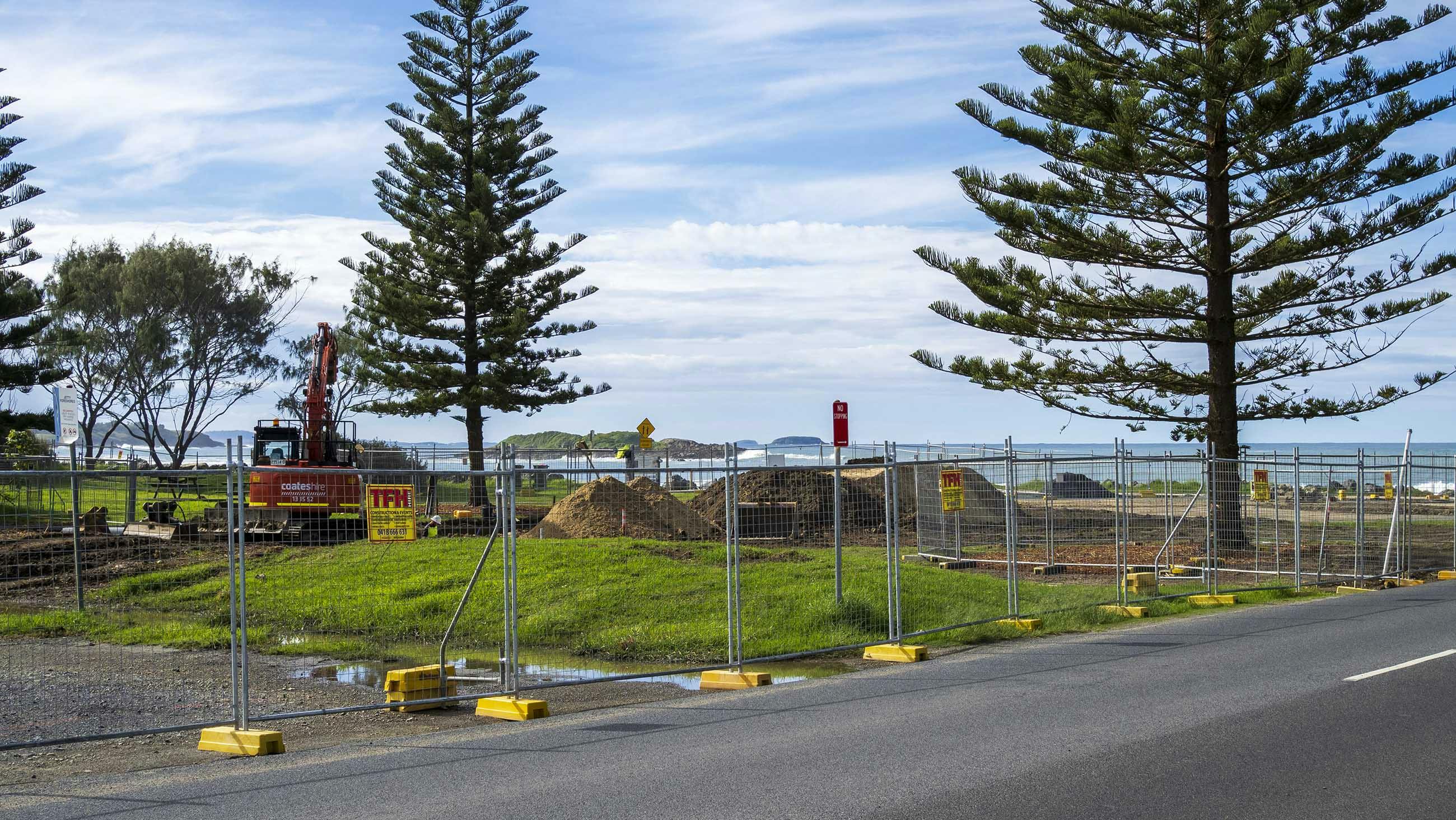 Drainage works May 7