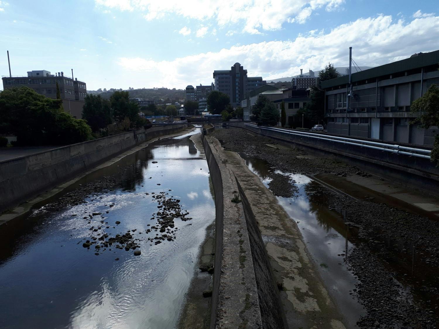View from Footbridge to Forth St