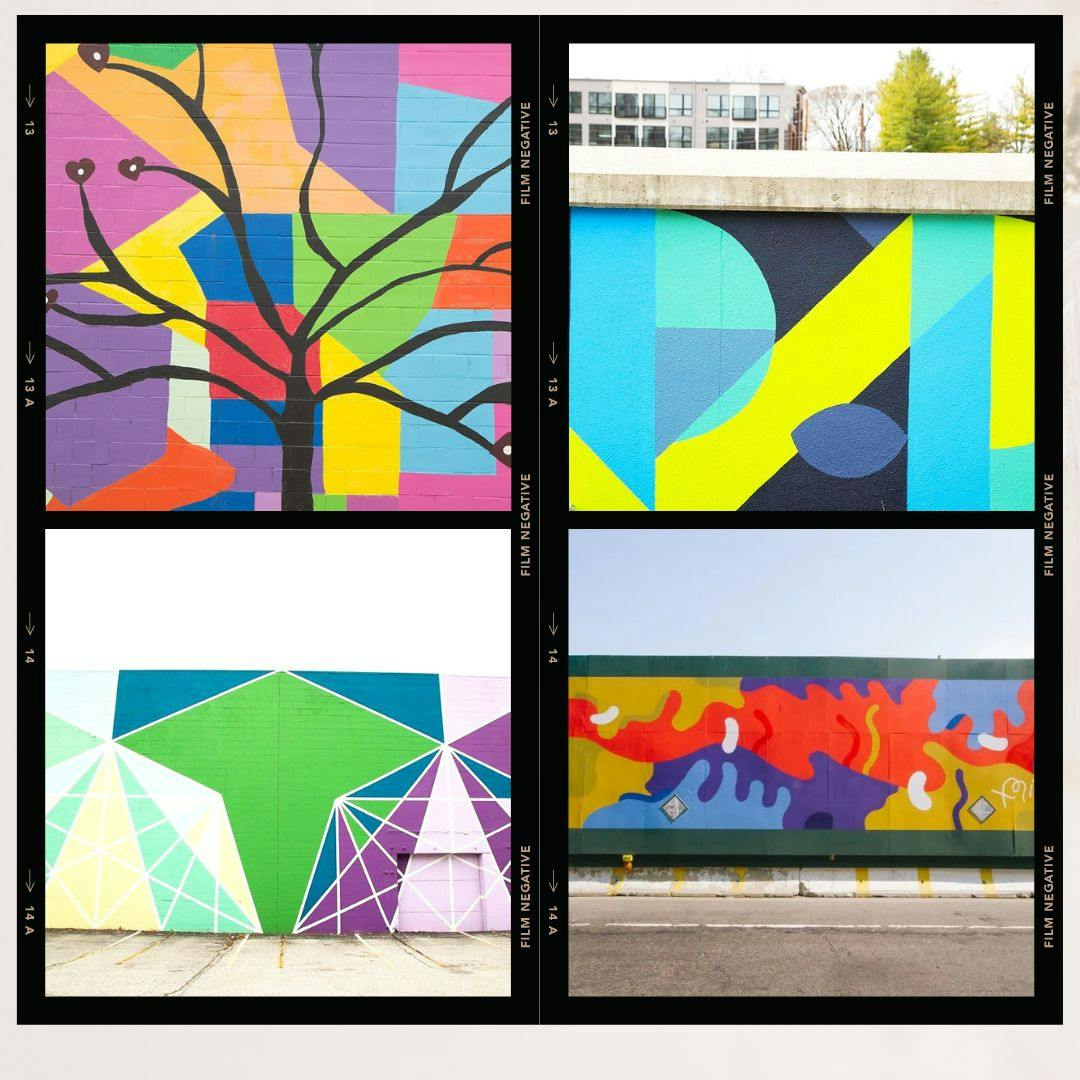 Abstract murals for inspiration