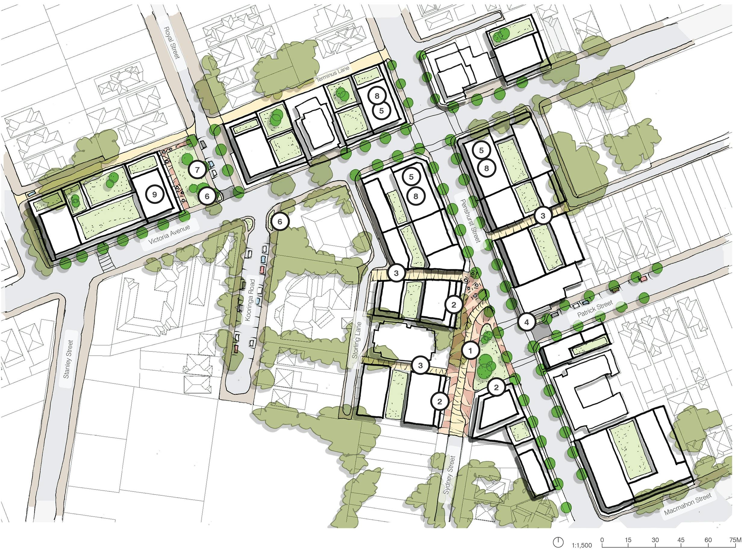 Indicative East Chatswood Master Plan