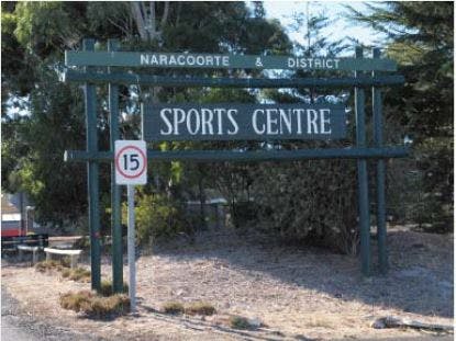 Sports Centre Sign
