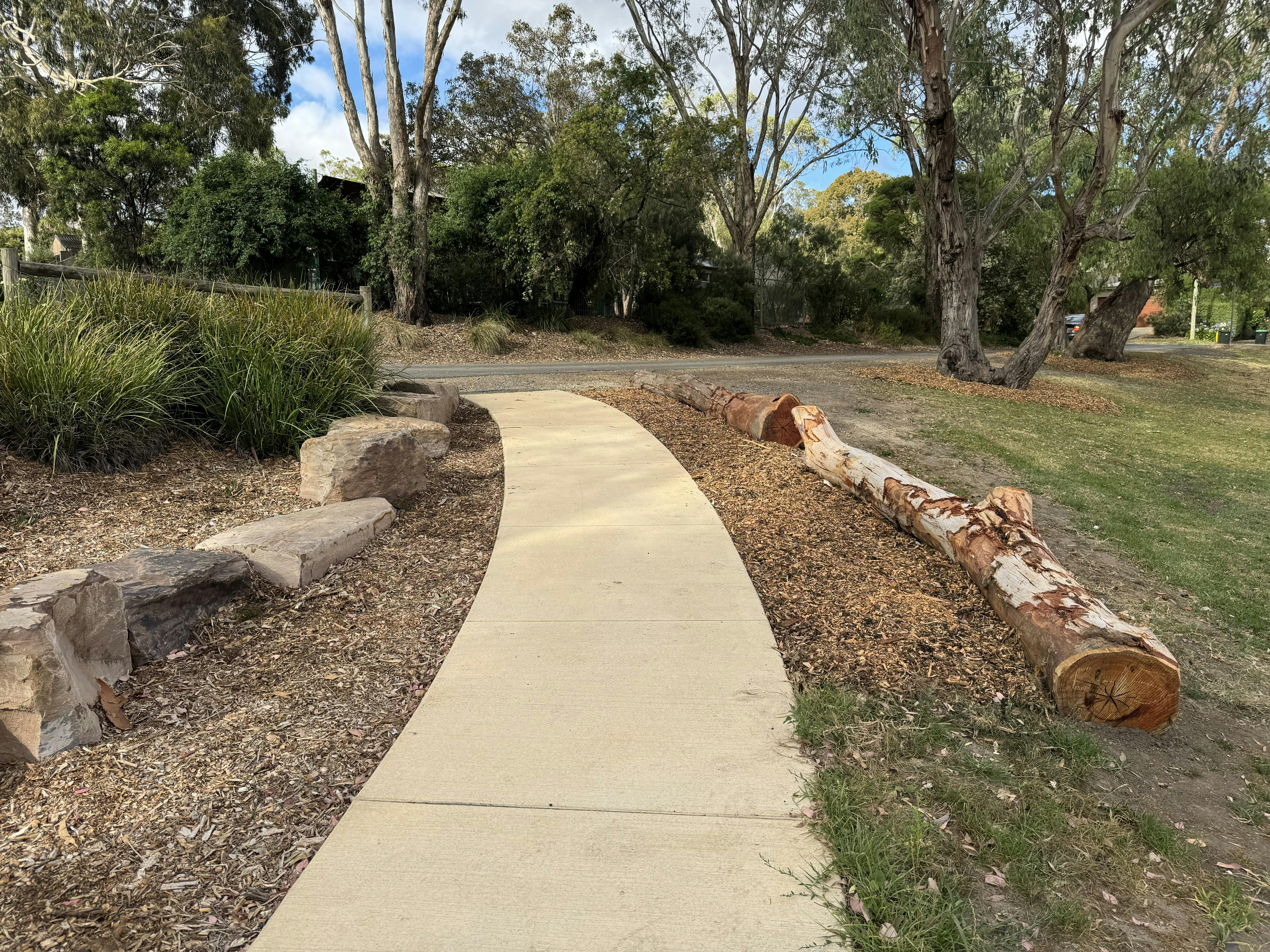 Completed path - Warrandyte Northern Oval