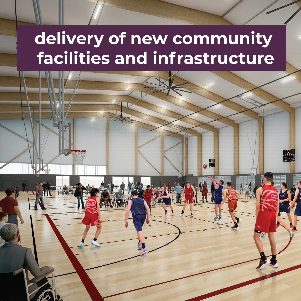 Objective 3 - Delivery of new community facility and infrastructure