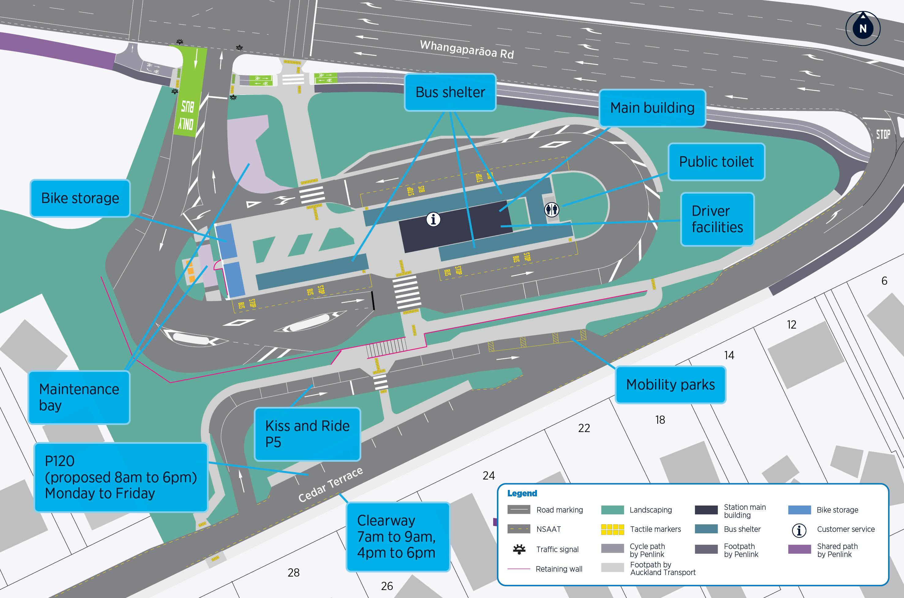 Whangaparāoa Bus Station - Map.jpg