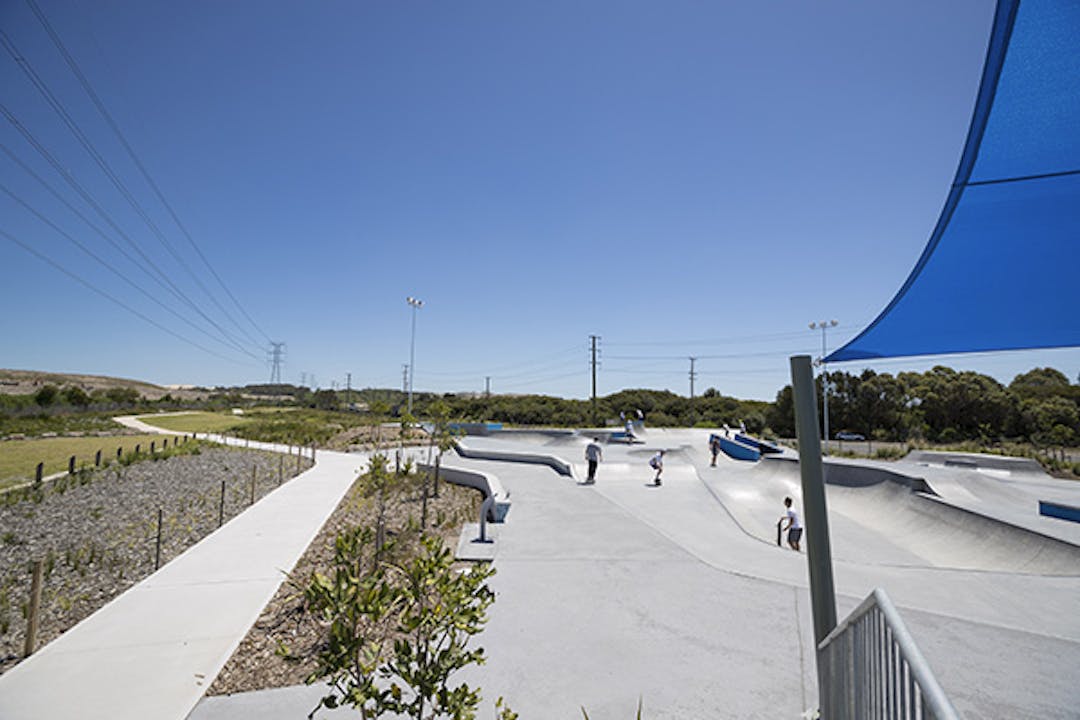 The Greenhills Skate Park is located within the proposed Marang Parklands