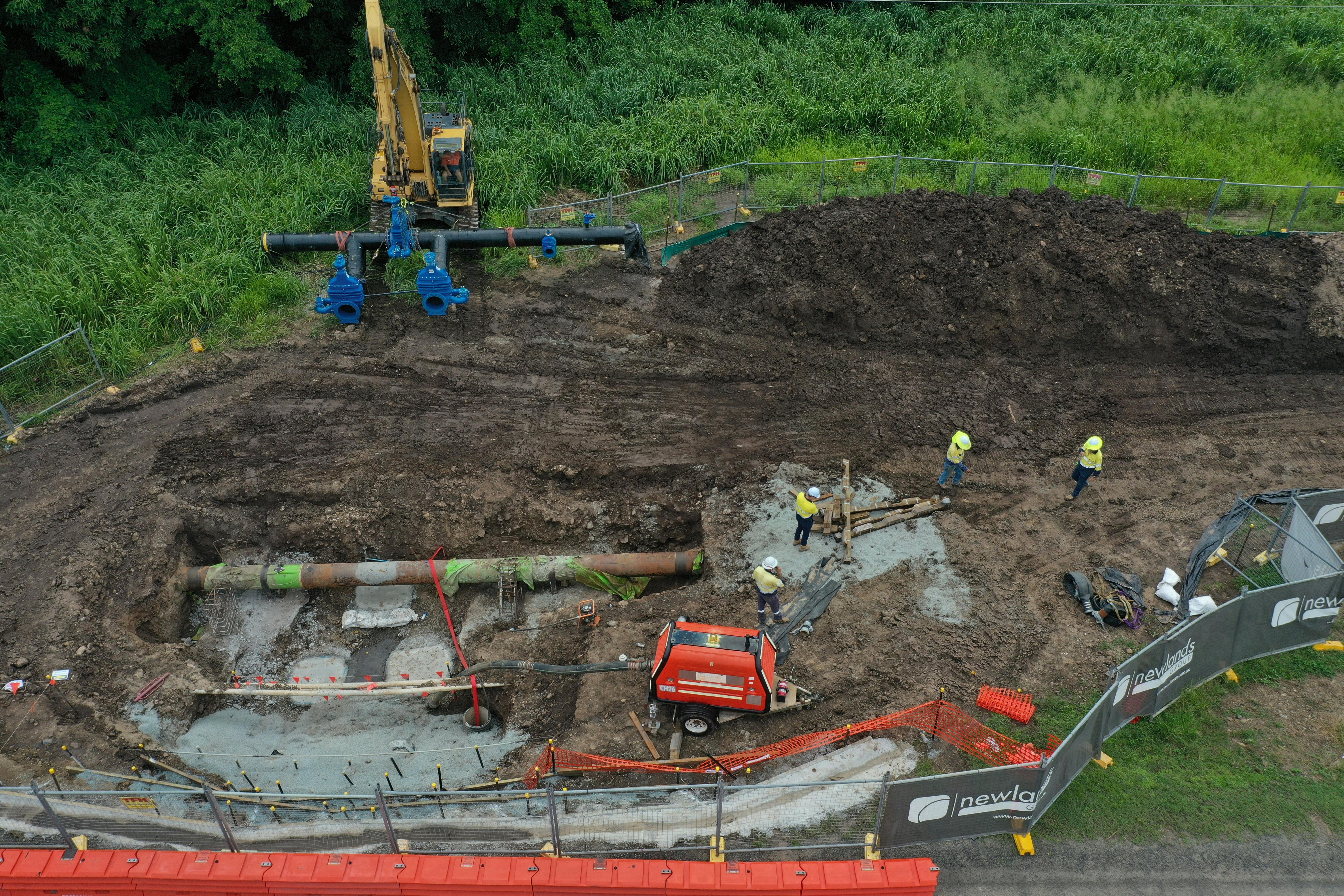 Manifold being lifted into place - 24 March.jpg