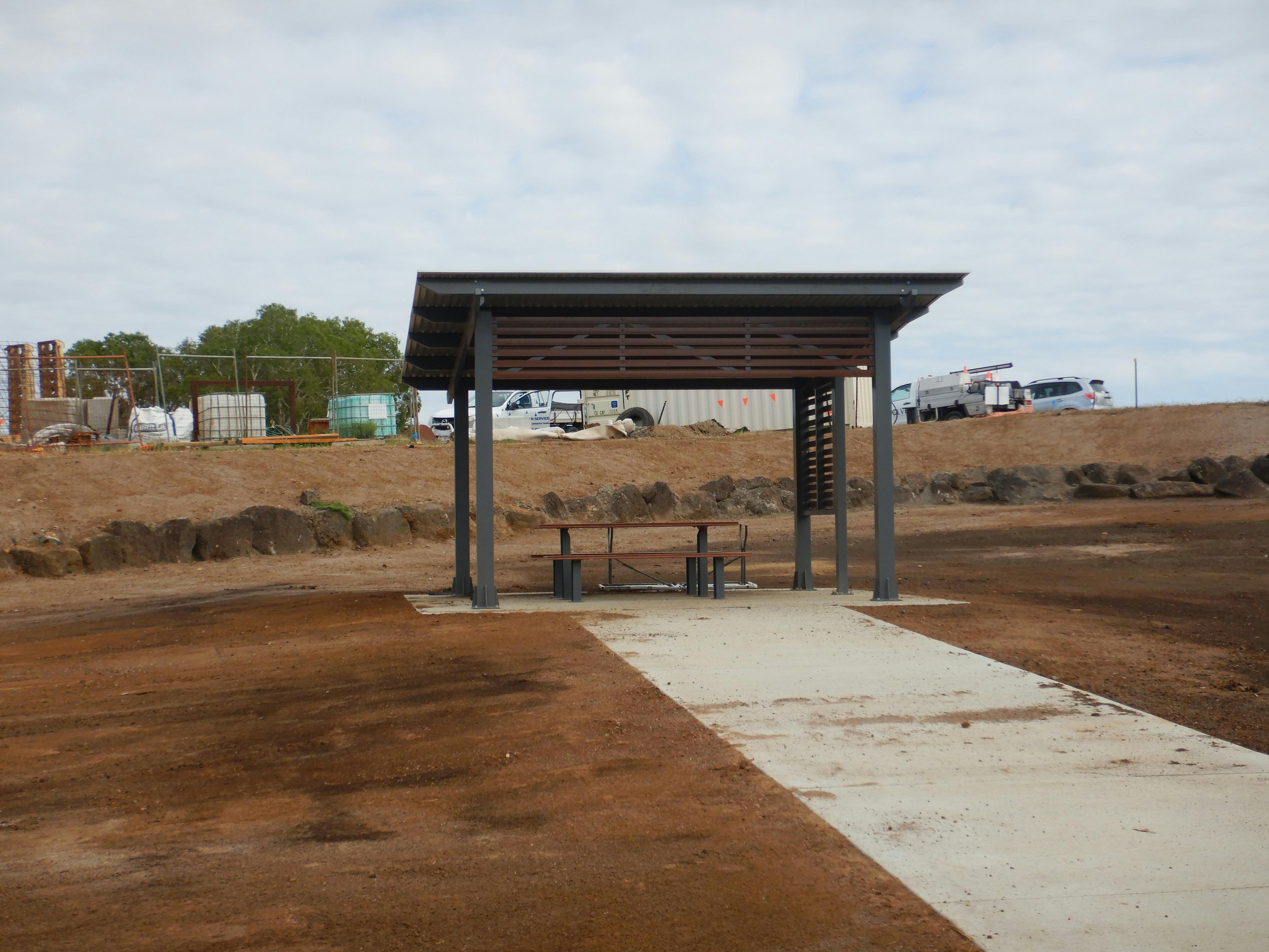 New shelter shed and path.JPG