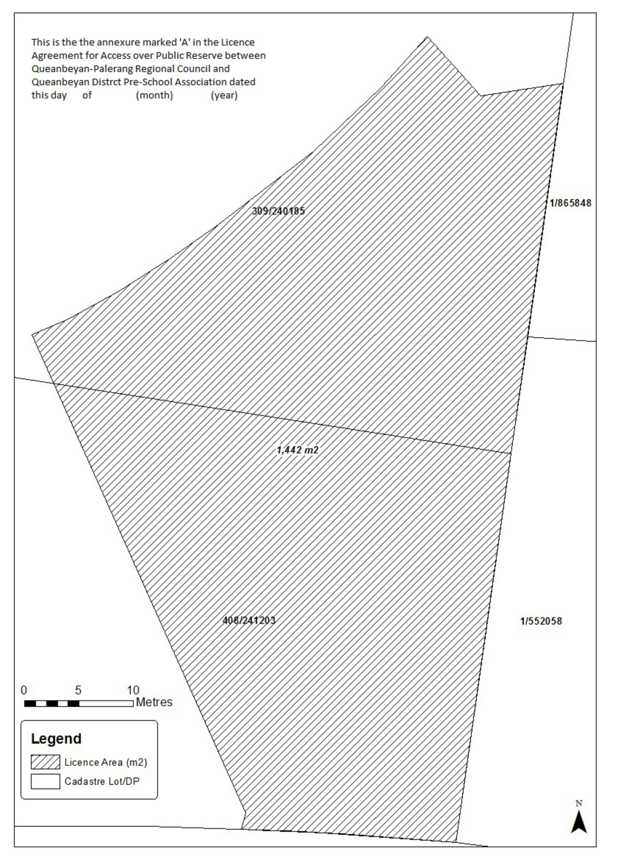 Map - Annexure A to the Licence