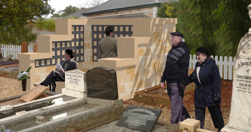 Columbarium Wall Option 1