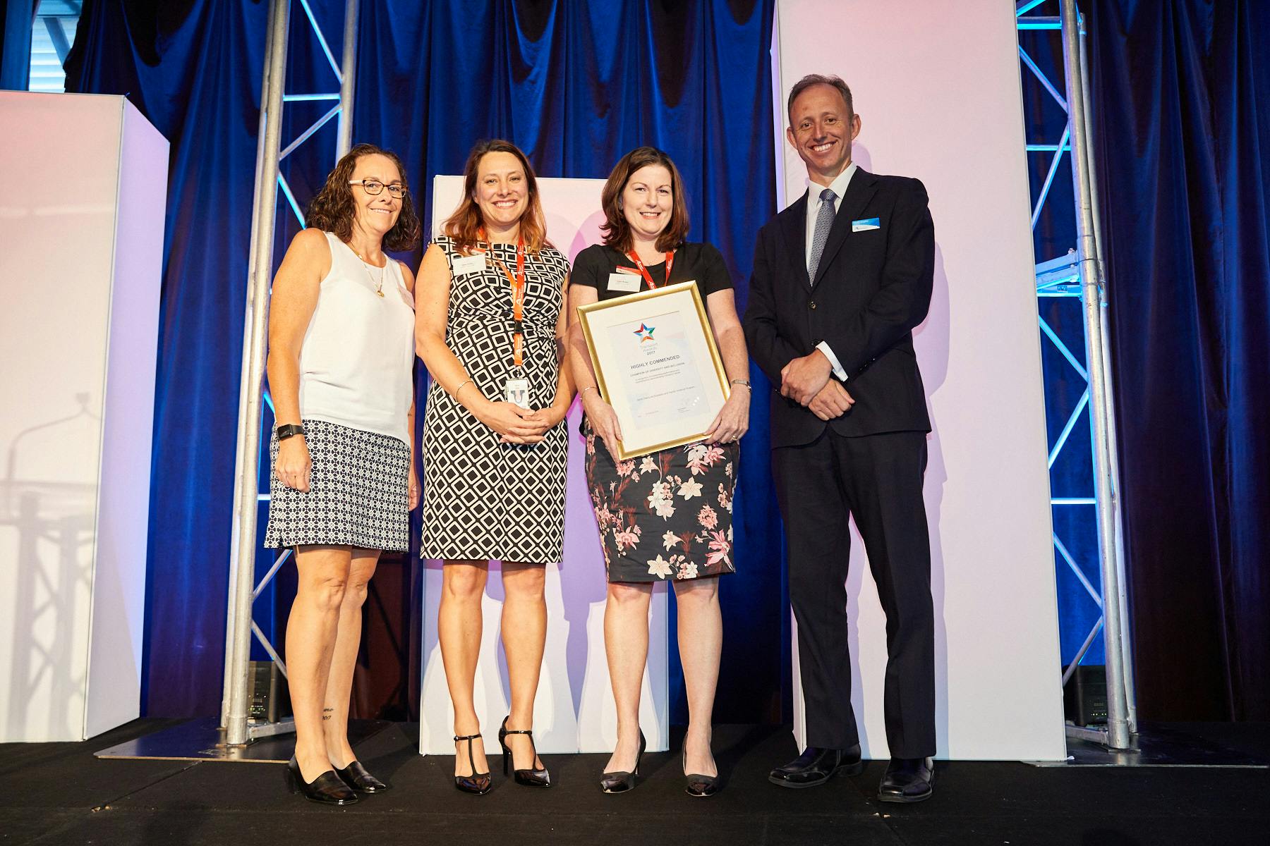 Highly Commended, Champion of Diversity and Inclusion Award - Domestic and Family Violence Program, NSW TrainLink.