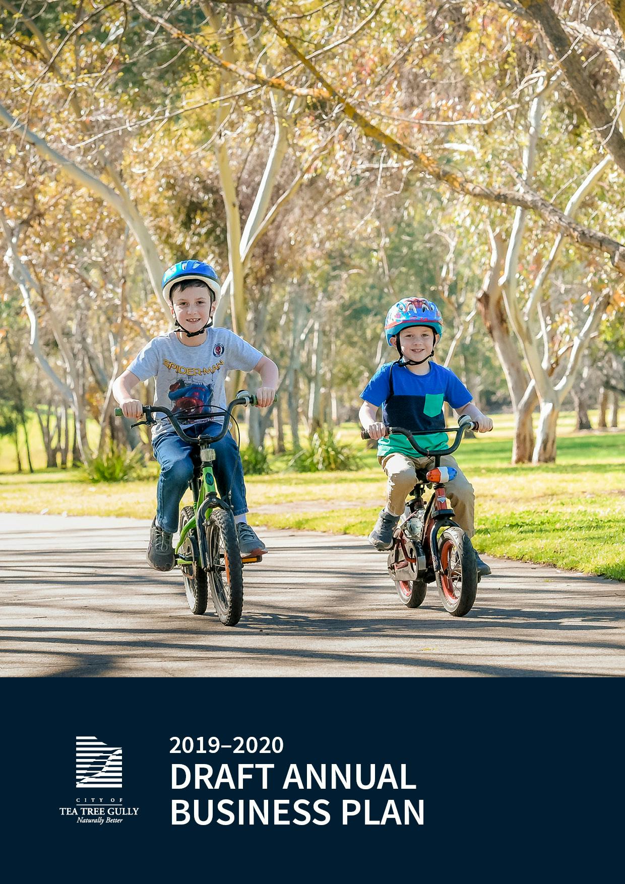Annual Business Plan 2019-2020 - Front Cover