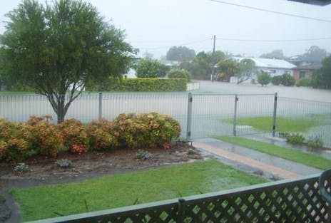 Circular Ave during the 2009 storm