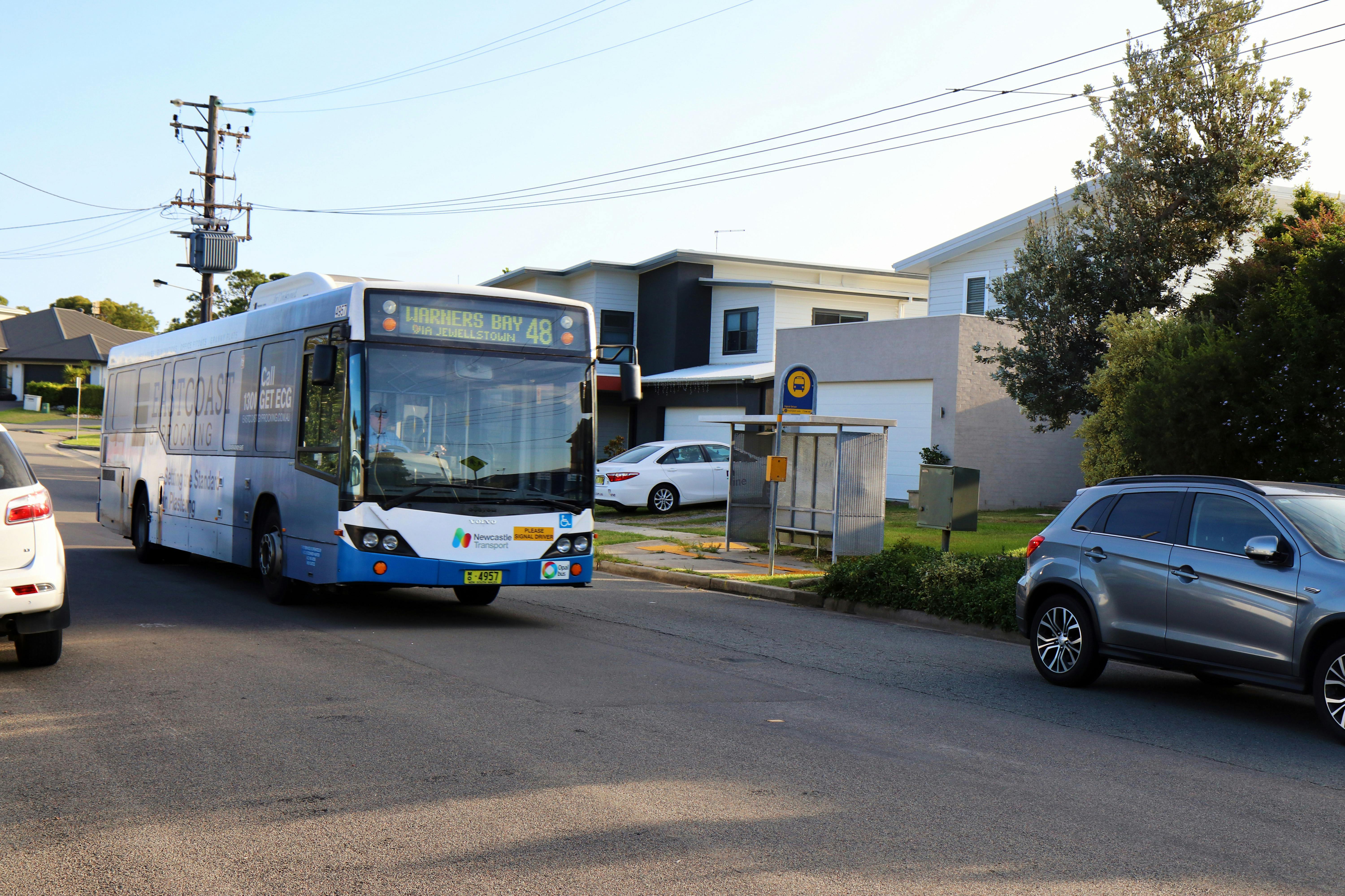 Route 48 passes current bus stop 