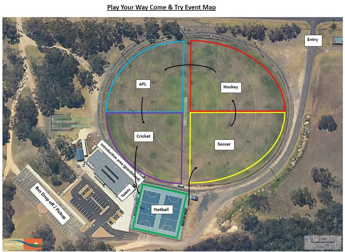 Event Map - Alexandra Park, Portland