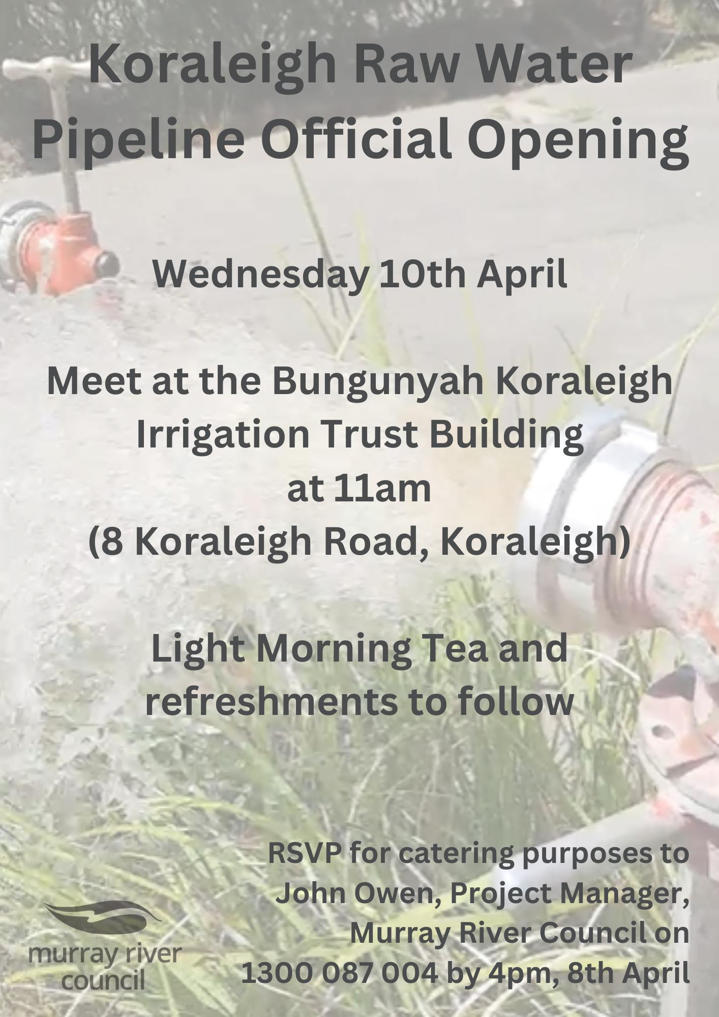 Koraleigh Raw Water Pipeline Official Opening flyer .png