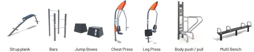 Fitness equipment options