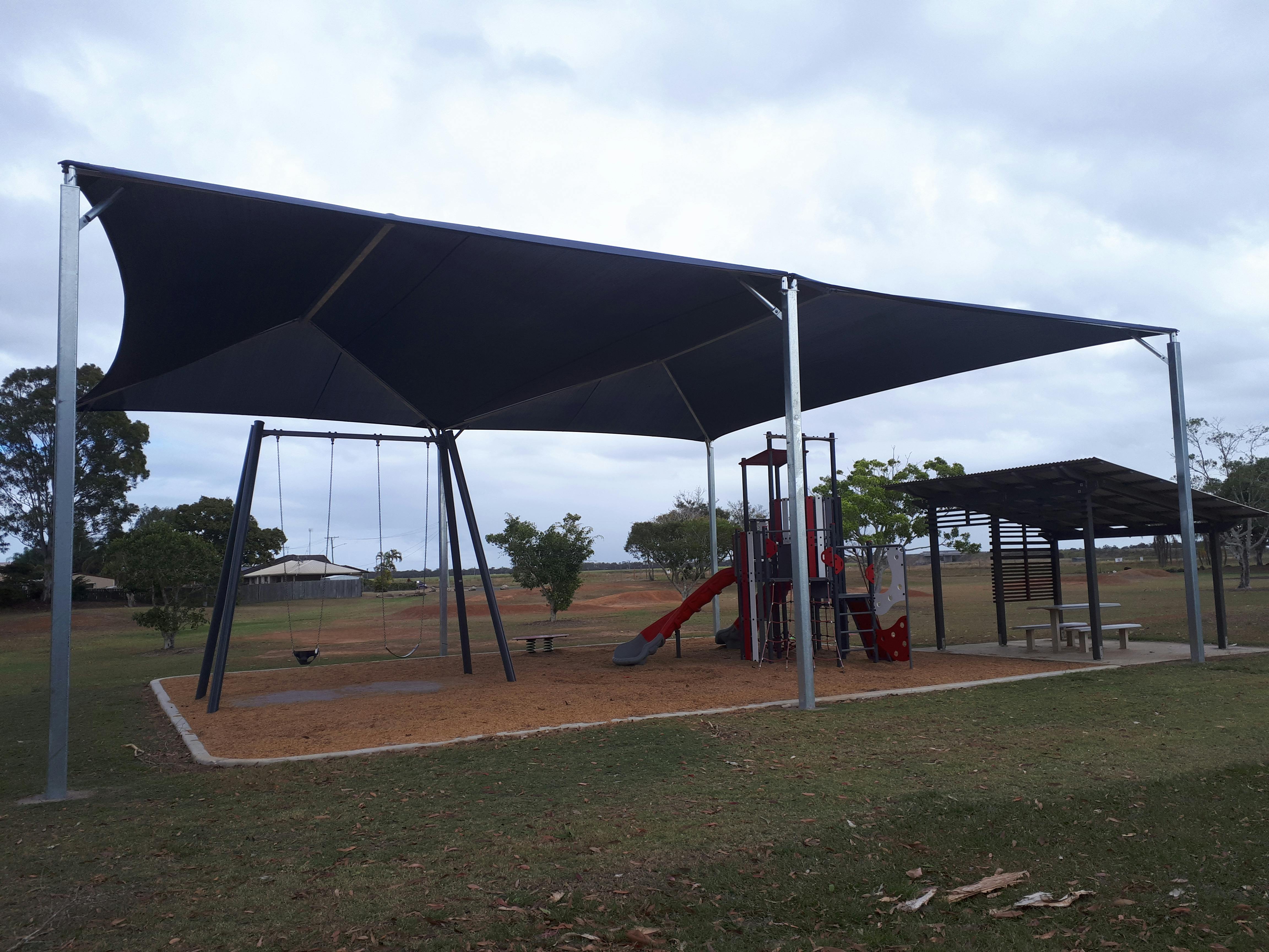 George Campbell Park Shade Structure installed.png