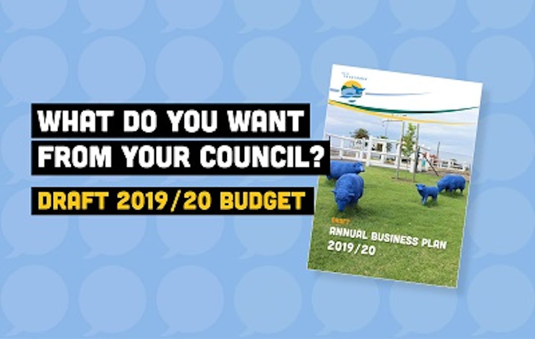 Have your say on council's draft 2019/20 Annual Business Plan and Budget