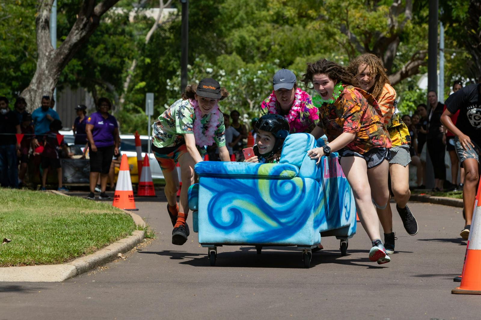 LAUNCH team competing in the 2019 Couch Surfing Event 