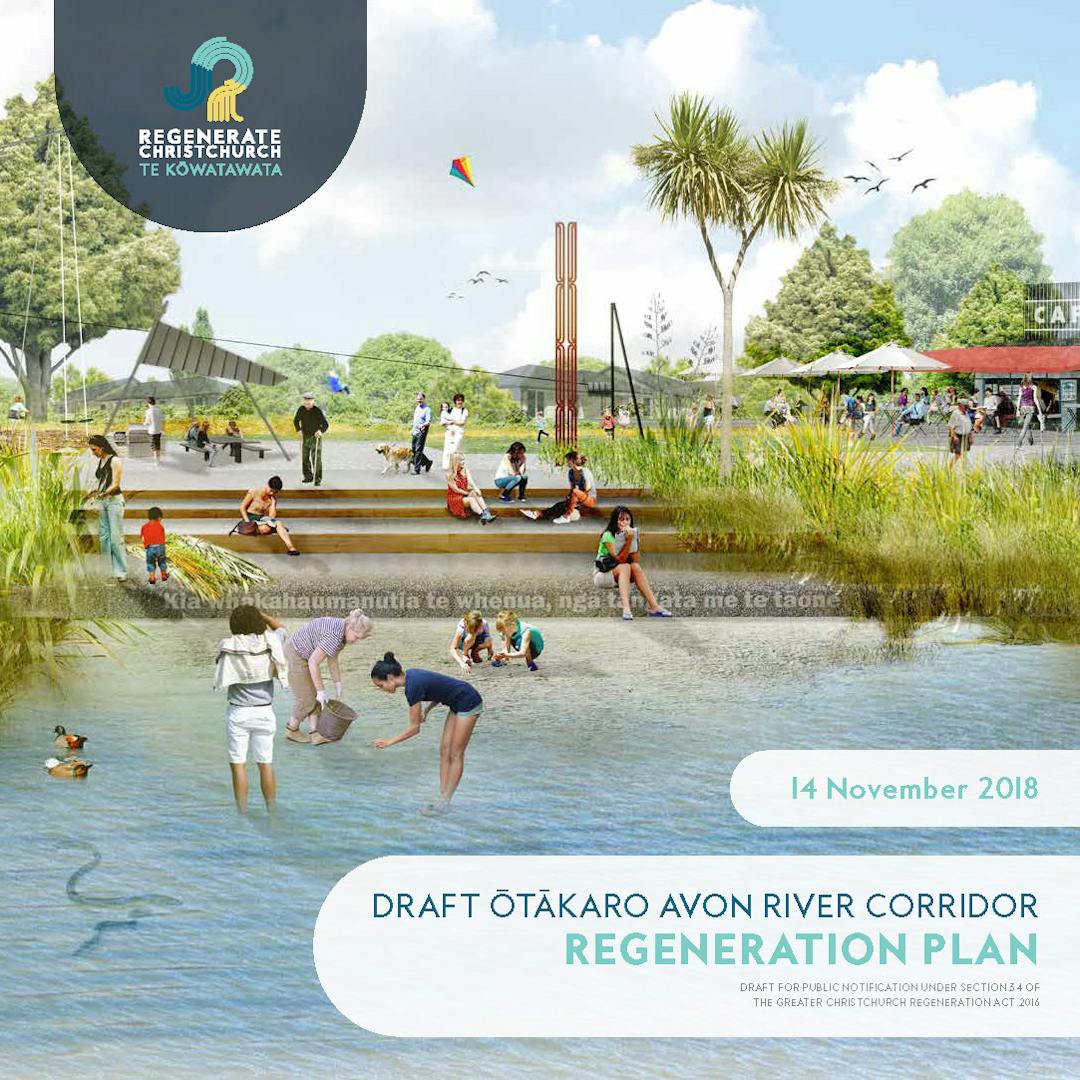 The front cover of the draft Regeneration Plan The front cover of the draft Regeneration Plan
