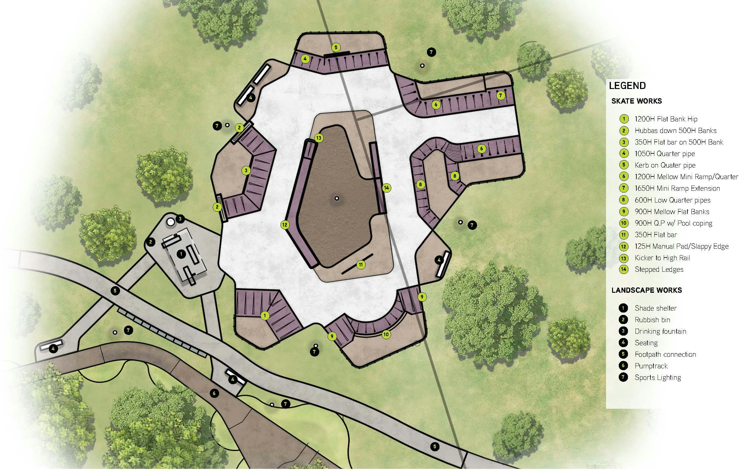 Final concept design skatepark works