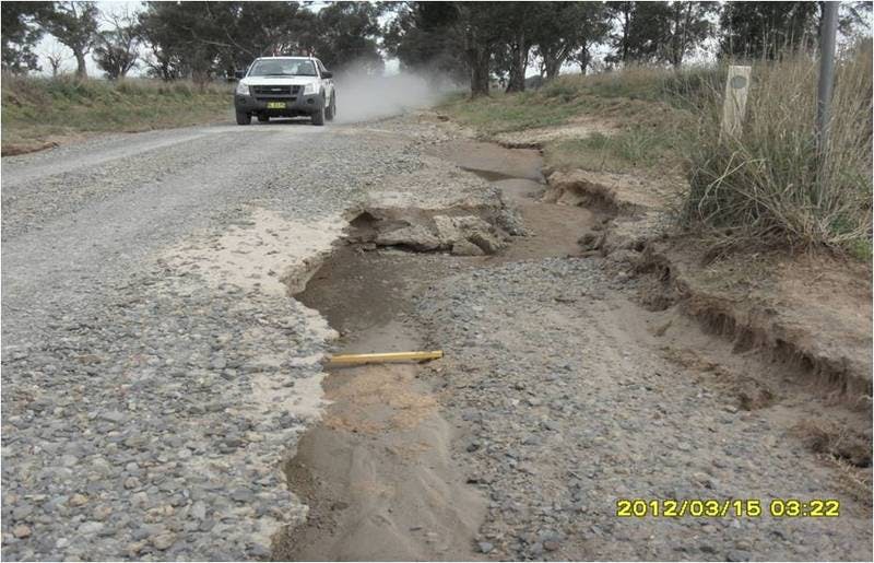 O'Briens Creek Rd finished 2 wks prior to the March event