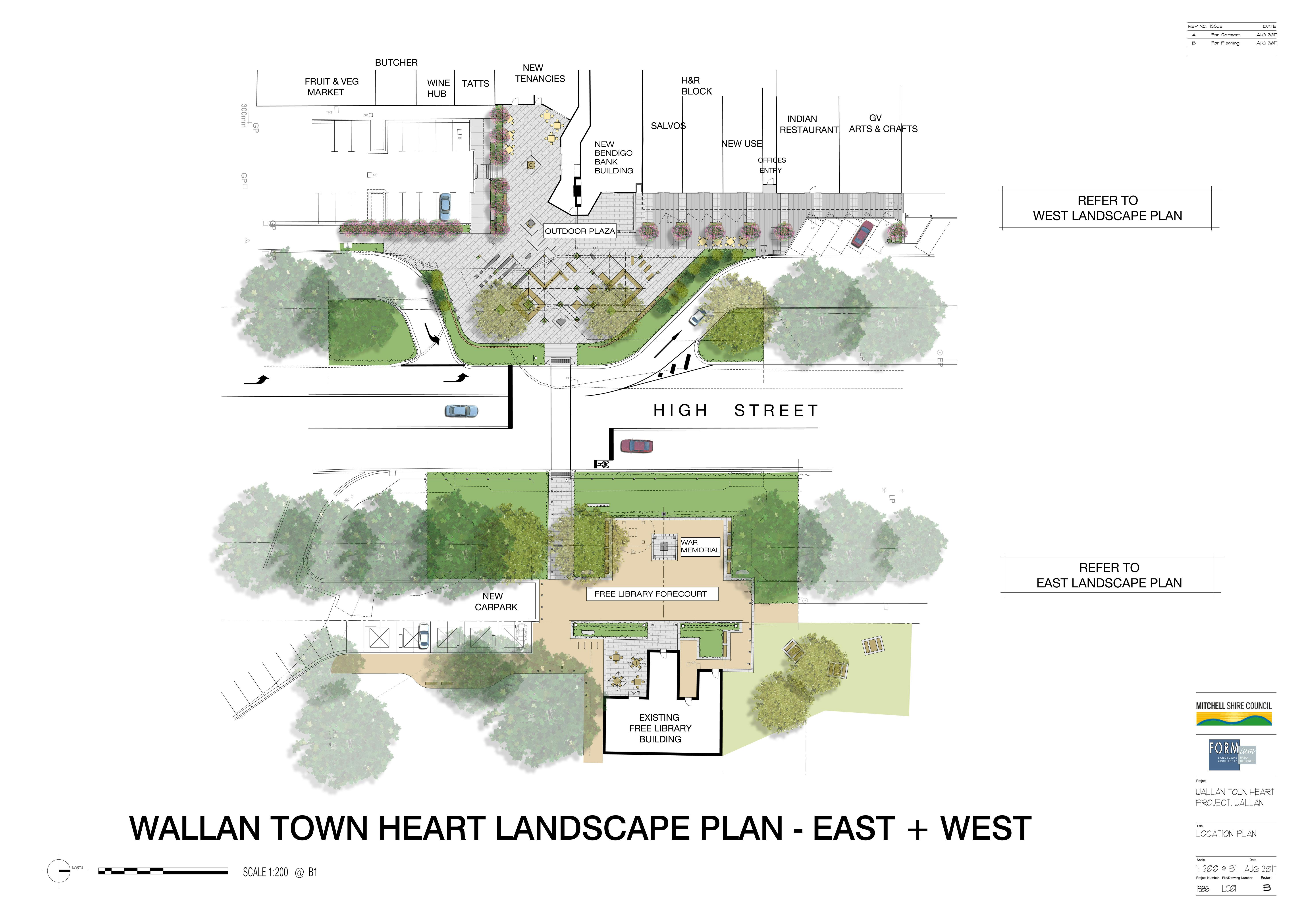 Wallan Town Heart Location Plan Combined