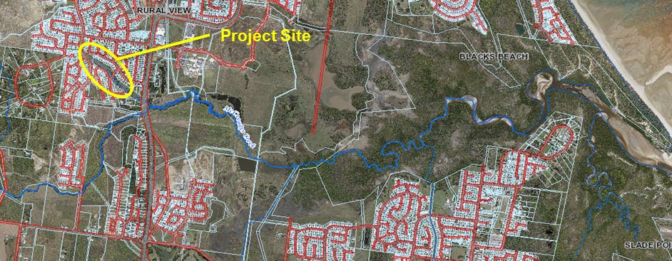 Entire McCreadys Creek catchment