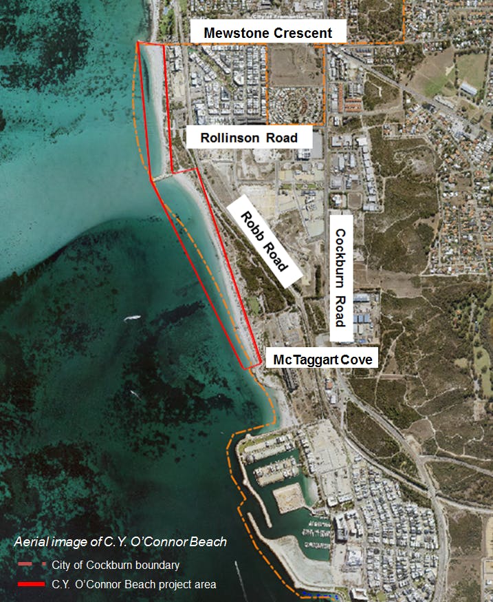 C.Y. O'Connor Beach - Project Boundary