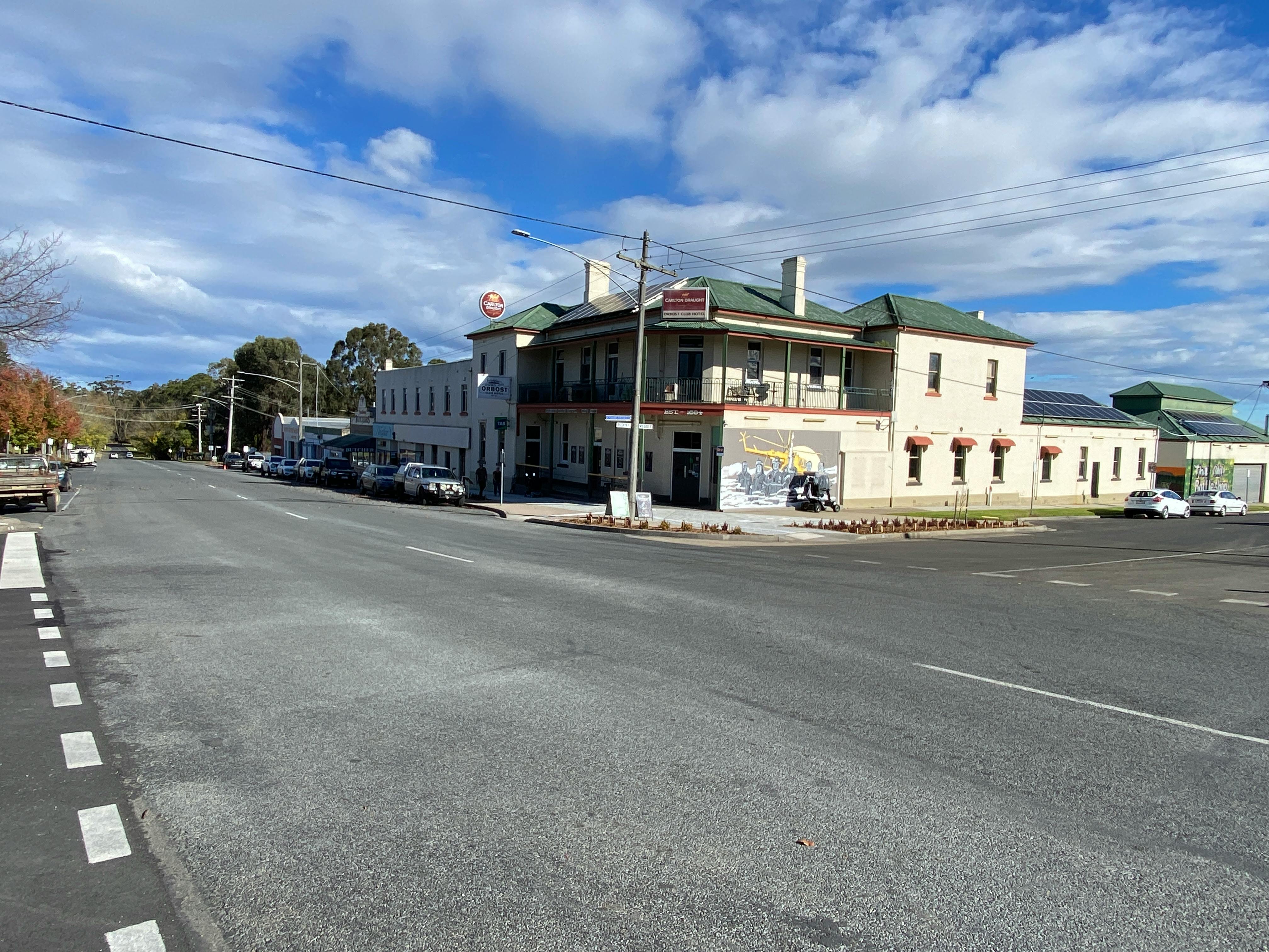 Nicholson Street Orbost - completed construction 