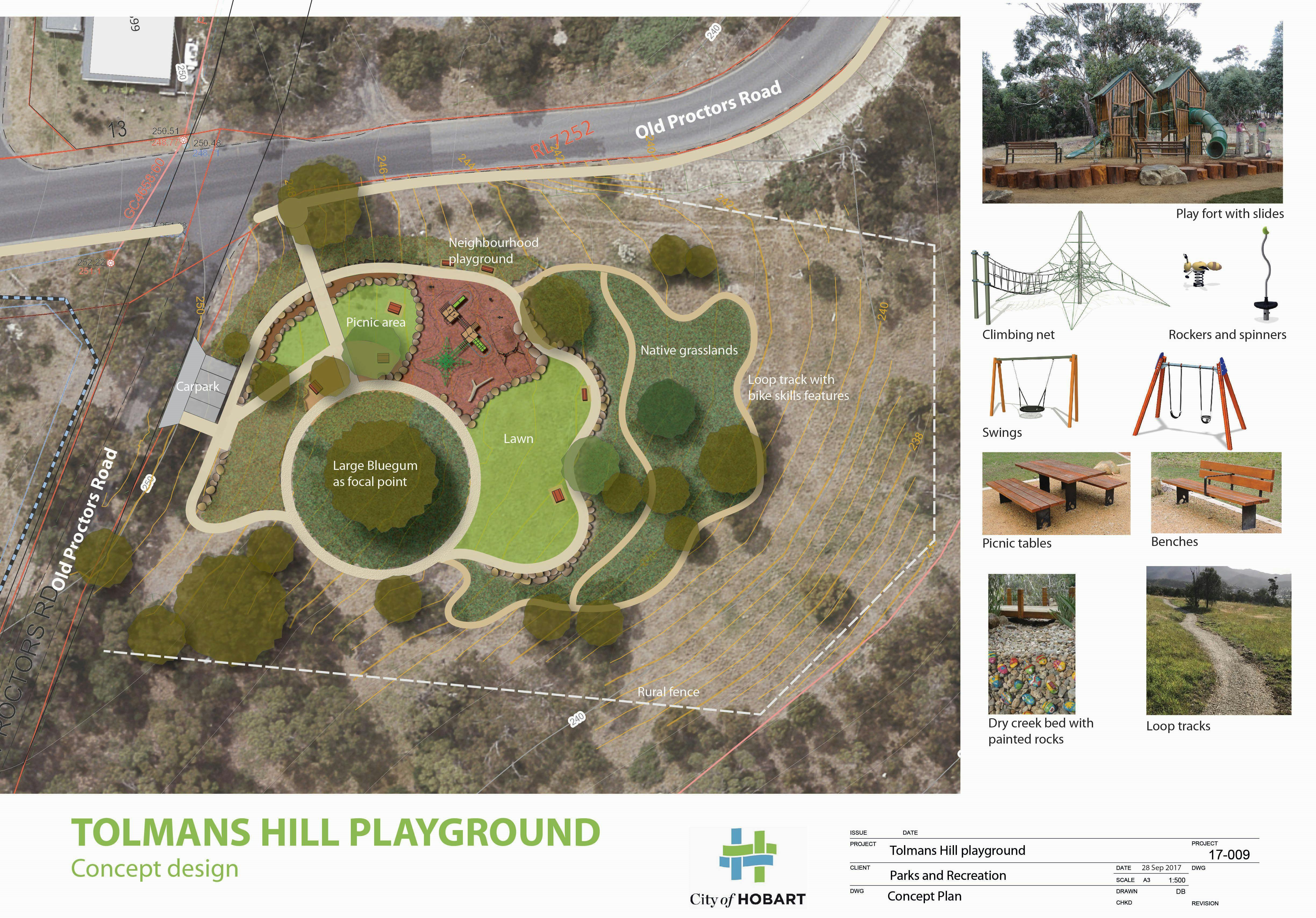 Tolmans Hill playground concept 28 Sep 17