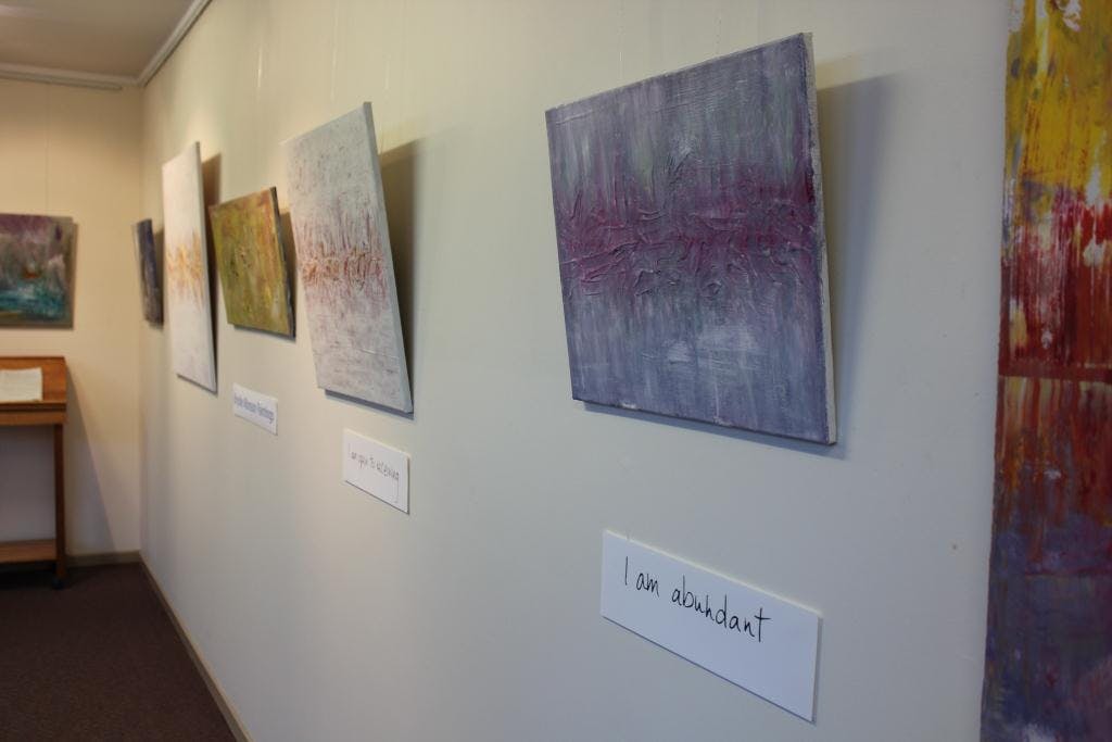 Bridie's Exhibition - WSC foyer gallery