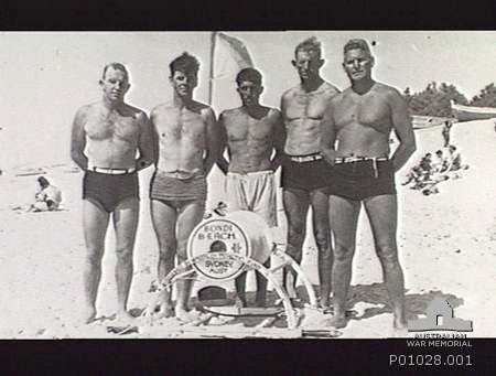 Palestine. 2nd AIF, with a Bondi Bondi Beach Surf Reel