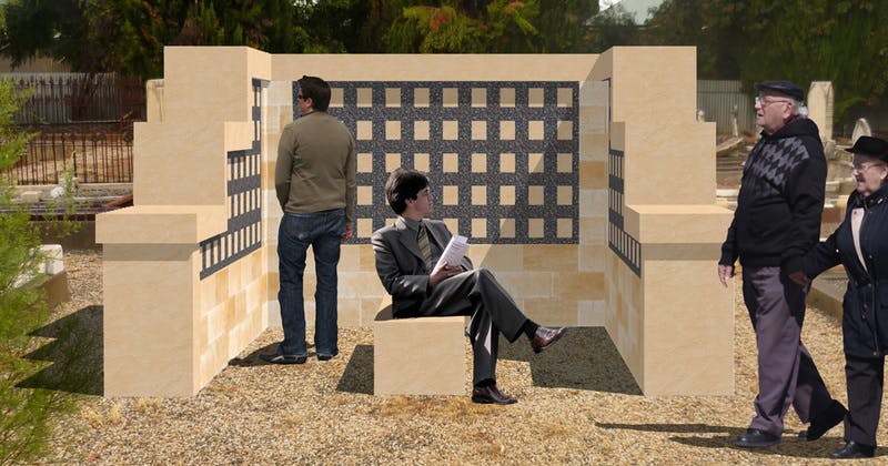 Columbarium Wall Option 2