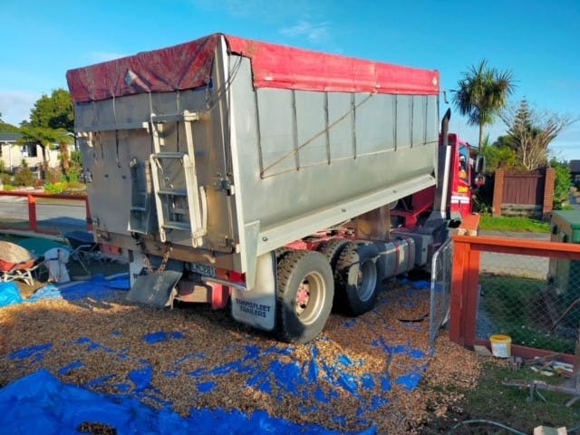 Delivery of Soft Fall Bark