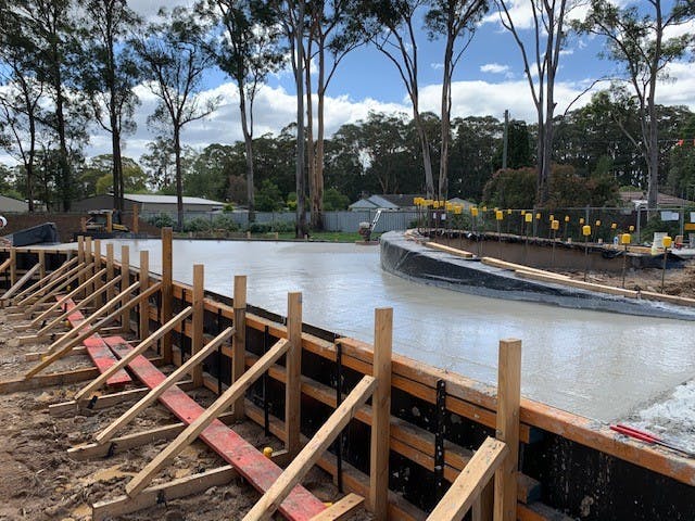 Appin Skate Park Under Construction2 - February 2020