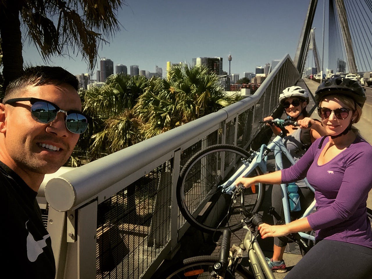 Lunch break cycling in Sydney