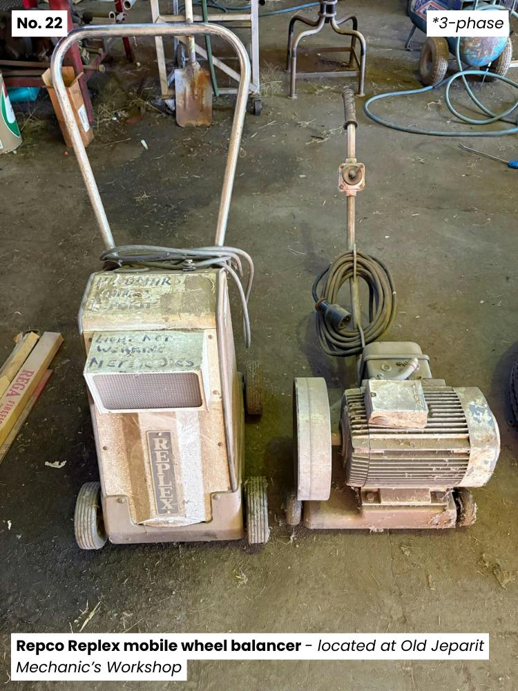 22. Repco Replex mobile wheel balancer - Old Jeparit Mechanics Workshop.png