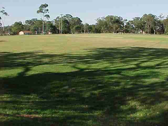 Blaxland Oval. Several fields and sports clubs. 