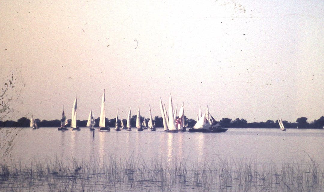 Lake Jandakot Sailing Club Open Day c1958. Today Lake Jandakot is known as Forrestdale Lake. The club ran from 1957 - 1962.