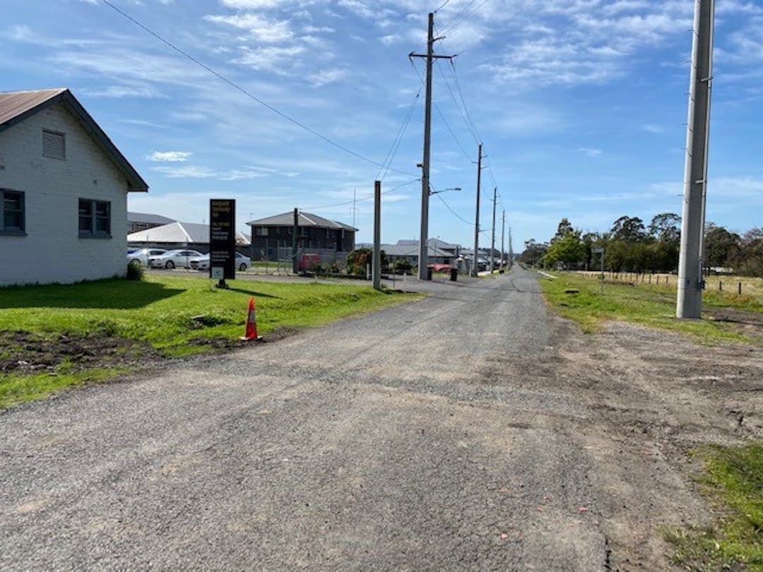 Wongawilli Road looking east