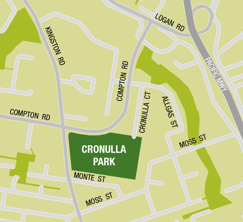 Cronulla Park Location Map