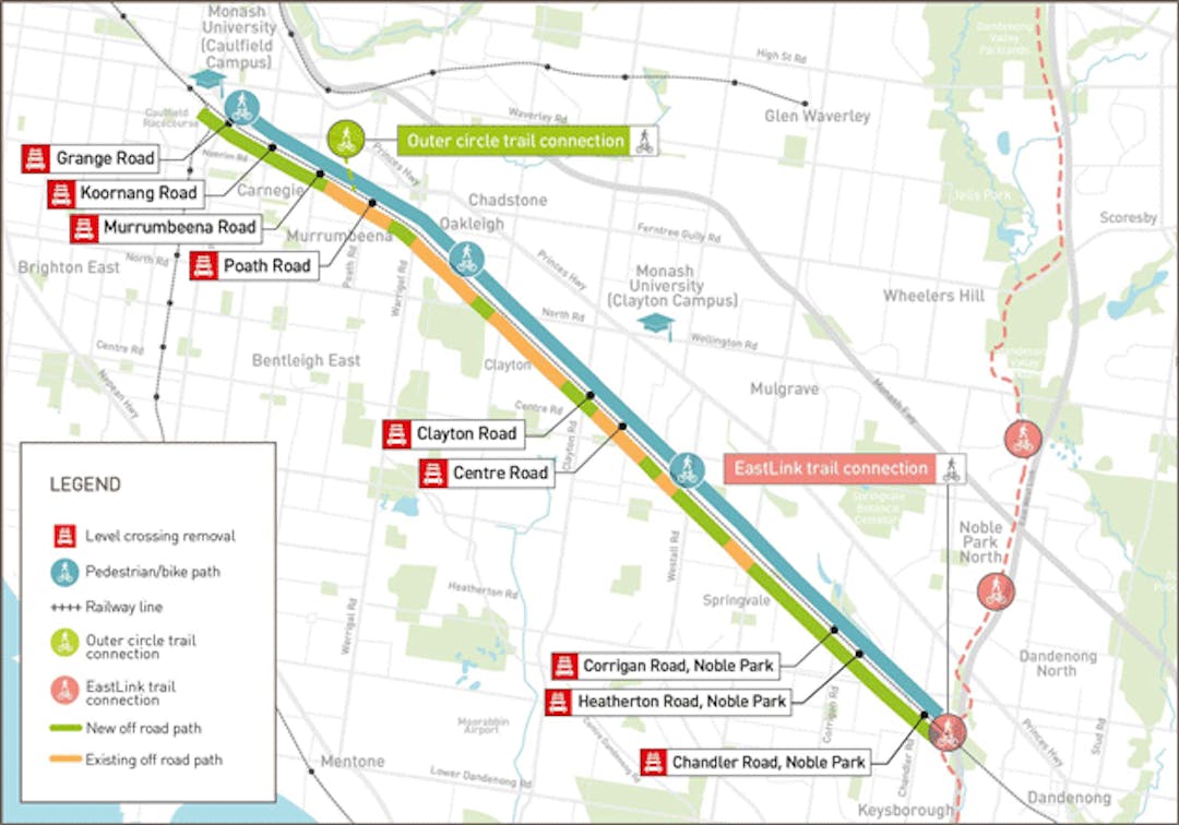 A map of the new open space trail A map of the new open space trail