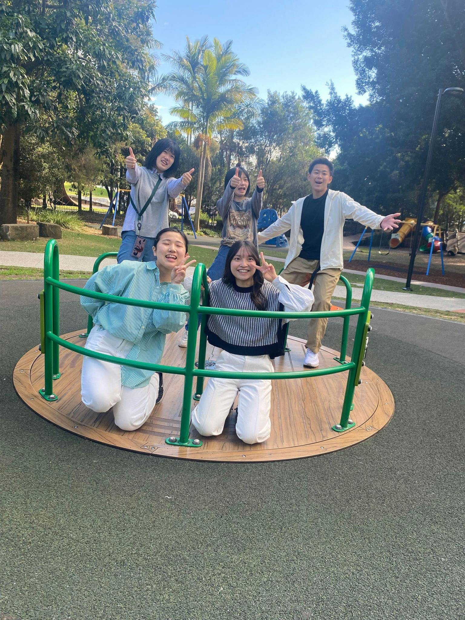 Yamato Takada Students enjoy Heritage Park