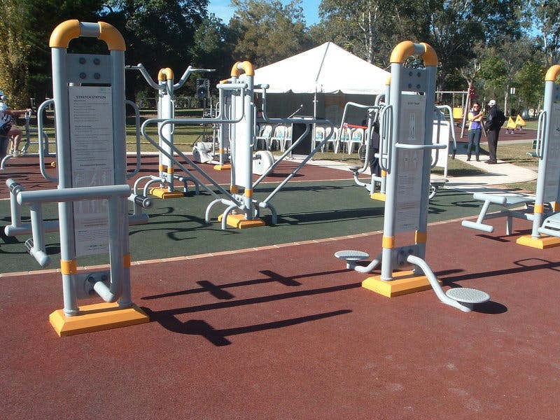 Example of outdoor gym in Liverpool Council area