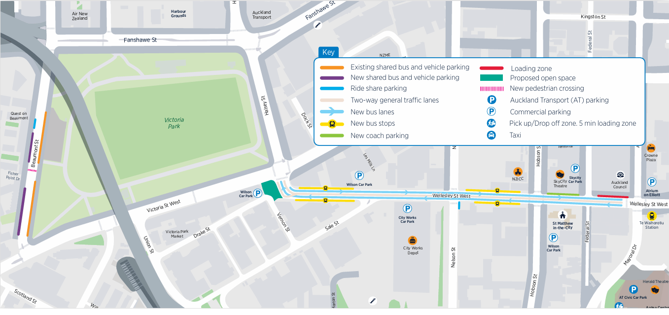 Wellesley Street Map